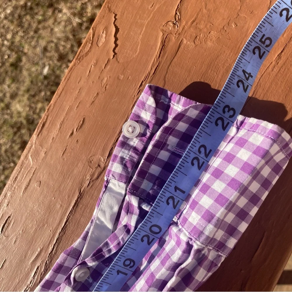 J. Crew cotton checkered shirt